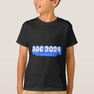 T-shirt Femens Aoc 2024 Vintage américain col V