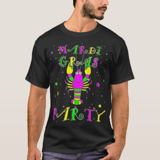 T-shirt Femens Mardi Gras Party Cute Mardi Gras