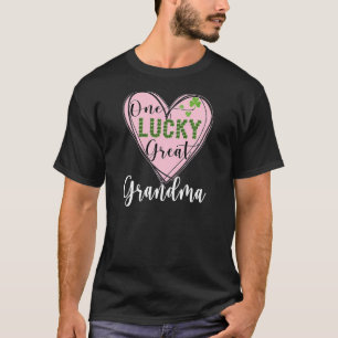 T-shirt Femens One Lucky Great Grand grand-mère St Patty S