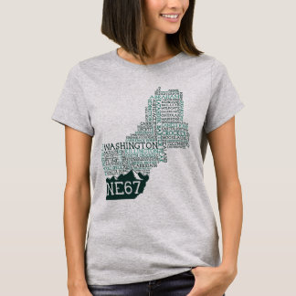 T-shirt féminin 67 en Nouvelle-Angleterre