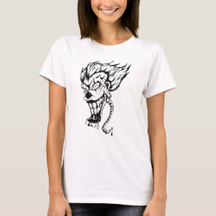 T-shirt féminin au clown malin