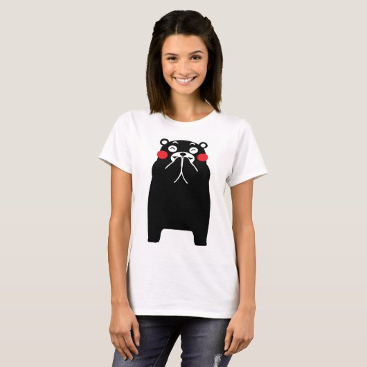 T-shirt féminin avec Kumamon devant (Devant entier)