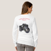 T-shirt féminin avec le drapeau américain (Dos entier)