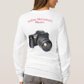 T-shirt féminin avec le drapeau américain (Dos)