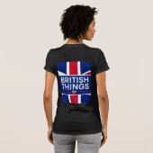 T-shirt féminin British Things (Dos entier)