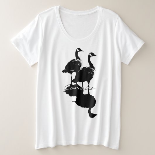 T-shirt féminin Canada Goose Plus Taille Canada To (Design devant)
