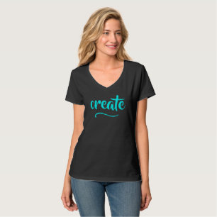 T-shirt féminin "Créer"