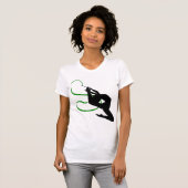 T-shirt féminin de gymnastique rythmique (Devant entier)