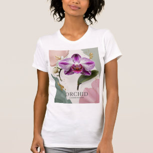 T-shirt féminin de l’orchidée Elegance Un symbole