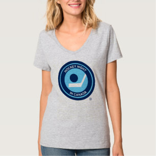 T-shirt féminin de la nuit de hockey