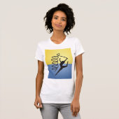 T-shirt féminin de la série Ruban (Devant entier)