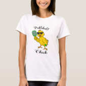 T-shirt féminin de poule au pouce (Devant)