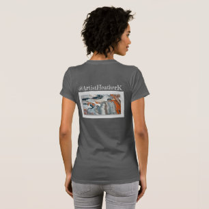 t-shirt féminin de vêtements américains strata