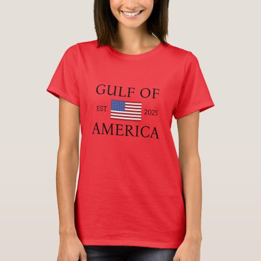 T-shirt féminin du Golfe d'Amérique (Devant)