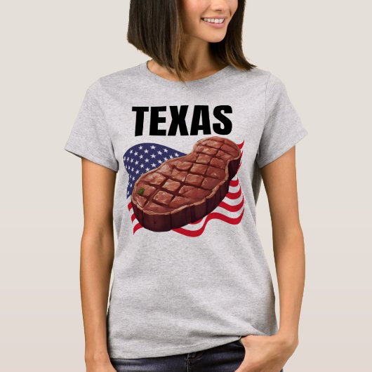 T-shirt féminin du Texas (Devant)