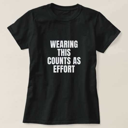 T-shirt féminin Effort (Design devant)