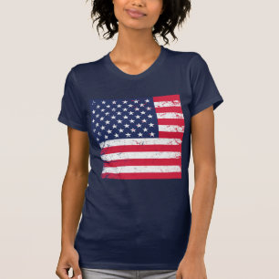 T-shirt féminin - Étoile du drapeau patriotique