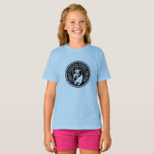 T-shirt féminin, grand logo (Devant entier)