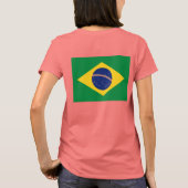 T-shirt Féminin I love Brésil (Dos)