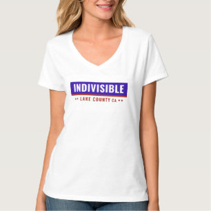 T-shirt féminin - Indivisible Lake County CA