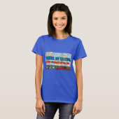 T-shirt féminin là où RV reste (Devant entier)