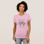 T-shirt féminin LAM Lymphangioleiomyomatosis (Devant entier)