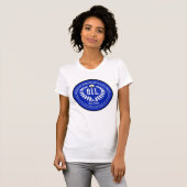 T-shirt féminin - logo bleu (Devant entier)