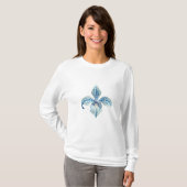 T-Shirt féminin manches longues de base (Devant entier)