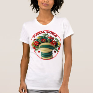 T-shirt féminin mondial floral