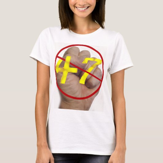 T-shirt féminin no 47 (Devant)