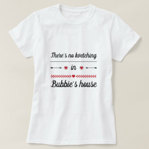 T-shirt féminin "Pas de couture dans Bubbie's.."