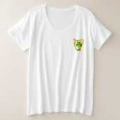 T-shirt féminin plus Blake Irish Shield (Design devant)