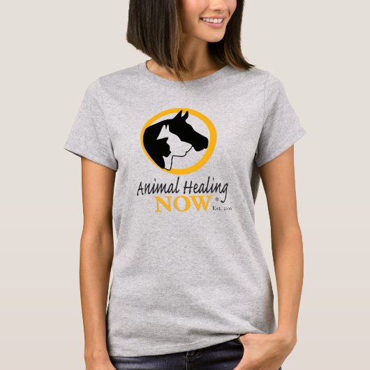 T-shirt féminin pour la guérison des animaux (Devant)