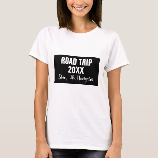 T-shirt féminin pour les voyages de groupe (Devant)