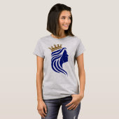 T-shirt féminin "Queen" | Tee graphique élégant (Devant entier)