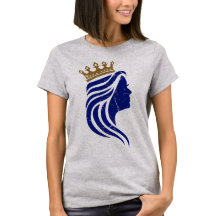 T-shirt féminin "Queen" | Tee graphique élégant