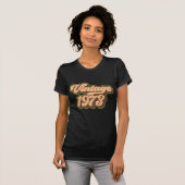 T-shirt féminin Retro Vintage 1973 (Devant entier)