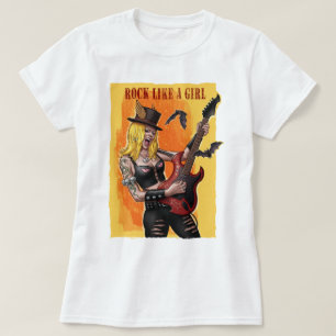 T-shirt féminin Rock Like a Girl