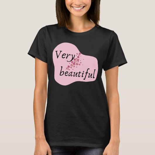 T-shirt Féminin Très Beau (Devant)