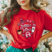 T-shirt féminin Vibes d'hiver