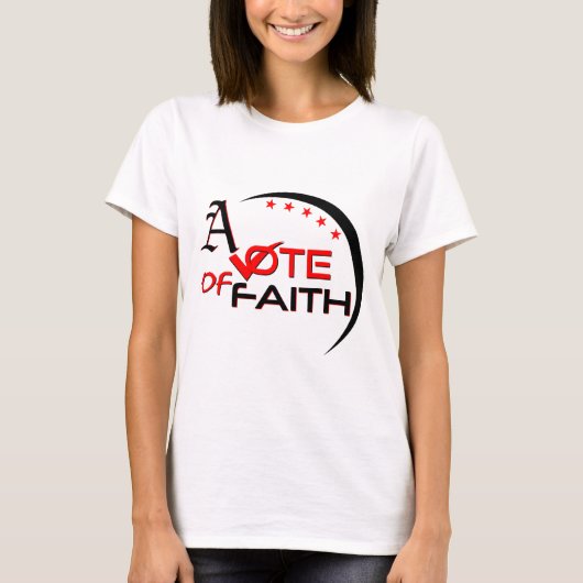 T-shirt féminin "Vote of Faith" (Devant)