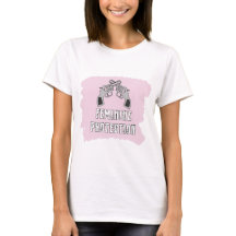 T-shirt Feminine Self Protection Dual Pistols