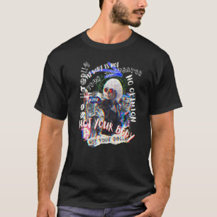 T-shirt Feminist 1973 Pro Roe Glitchy Punk Rock déprimé
