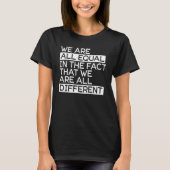T-shirt Feminist Equal Feminism Empower Equality (Devant)
