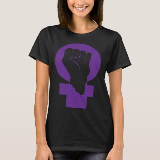 T-shirt Feminist Feminism Equality Empowered Social Symbol (Devant)