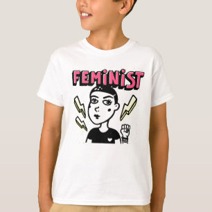 T-shirt Feminist Pop Art Girl