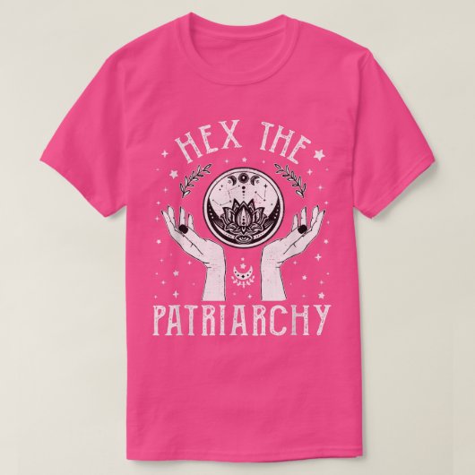 T-shirt Feminist Witch Hex Le Patriarcat Chemise sorcière (Design devant)