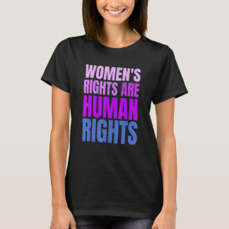 T-shirt Feminist Women's Rights Are Human Rights Feminist 