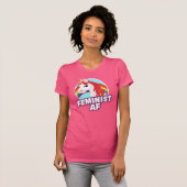 T-SHIRT FÉMINISTE AF (Devant entier)