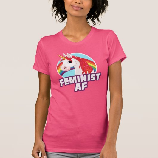 T-SHIRT FÉMINISTE AF (Devant)